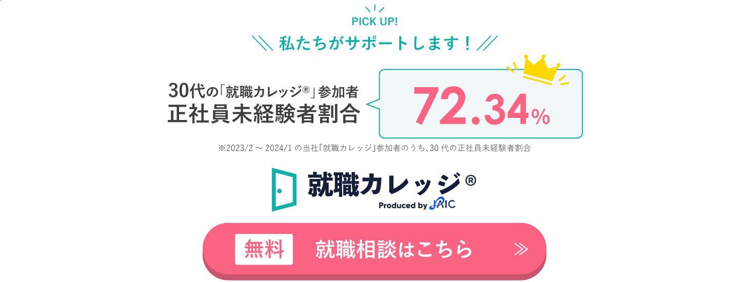 30代正社員未経験者割合