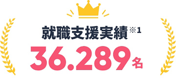 就職支援実績36,289名